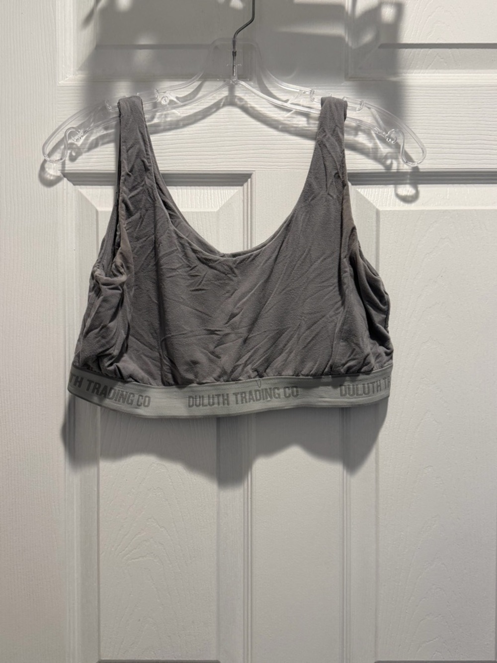 Duluth Trading Co. Grey Bralette